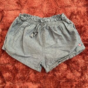 Pink Chicken chambray shorts. Size 5. Never worn. Elastic waist with tie.